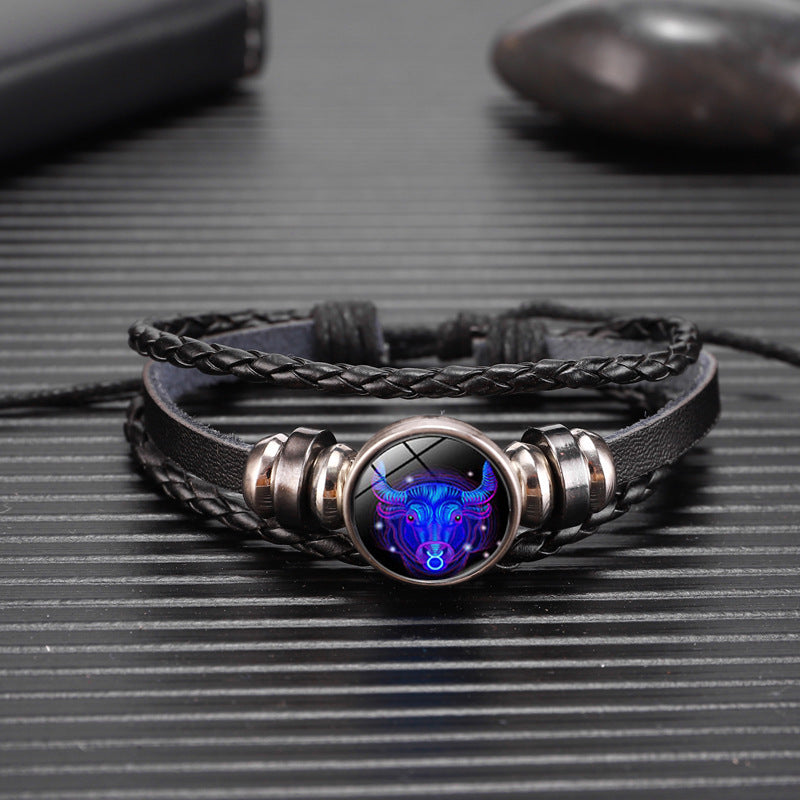 Bracelet Zodiaque Tressé – Porte-bonheur Stylé pour Tous