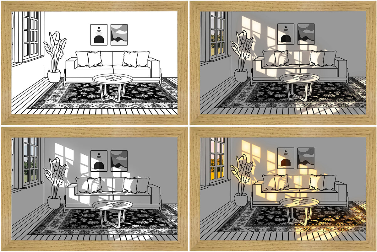 Illuminated Picture LED : un soleil dans ta chambre à partir de 15,90 € !