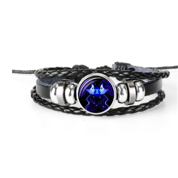 Bracelet Zodiaque Tressé – Porte-bonheur Stylé pour Tous