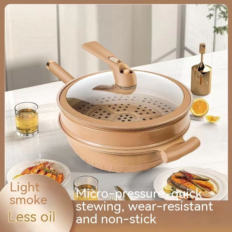 Poêle Antiadhésive en Titane – Cuisson Saine et Durable