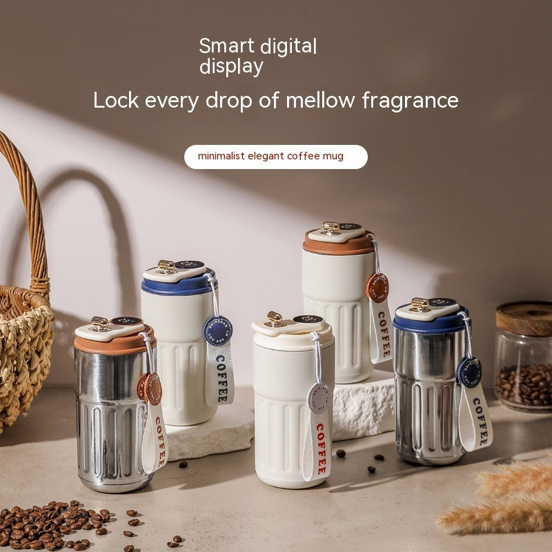 Bouteille Isotherme Intelligente – Affichage Température LED | 450 ml