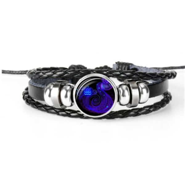 Bracelet Zodiaque Tressé – Porte-bonheur Stylé pour Tous