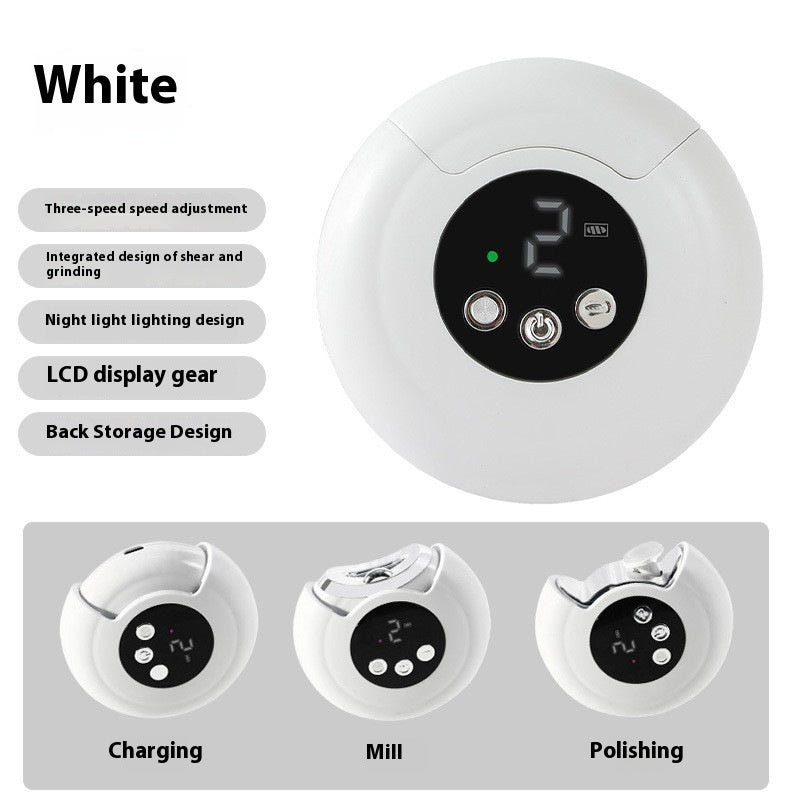 Coupe-Ongles Électrique Multifonction – Rechargeable USB, Anti-Projection, Sécurisé et Précis