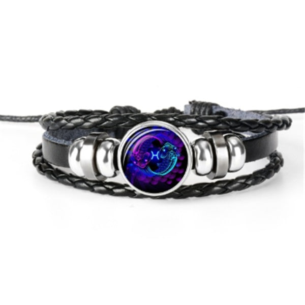 Bracelet Zodiaque Tressé – Porte-bonheur Stylé pour Tous