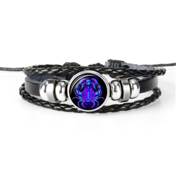 Bracelet Zodiaque Tressé – Porte-bonheur Stylé pour Tous