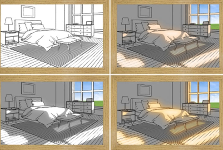 Illuminated Picture LED : un soleil dans ta chambre à partir de 15,90 € !