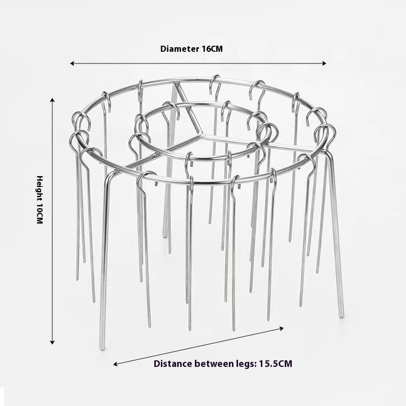 Grille Verticale Universelle pour Friteuse à Air – Inox Durable & Cuisson Optimisée !