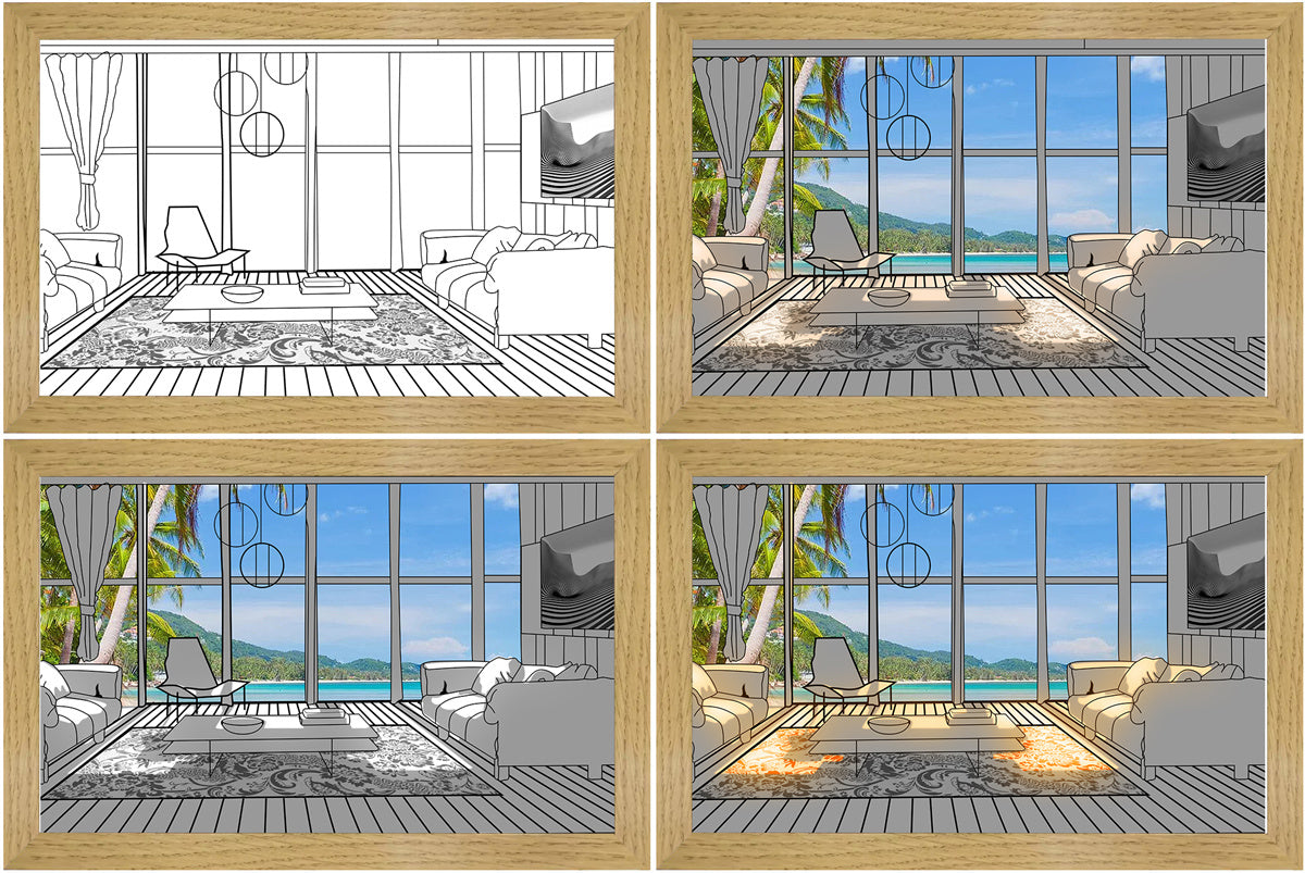 Illuminated Picture LED : un soleil dans ta chambre à partir de 15,90 € !