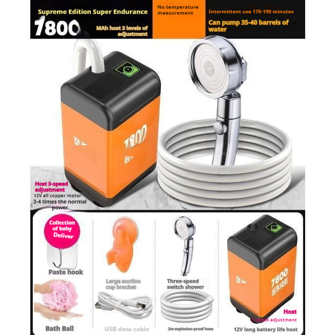 Douche Portable Électrique – Idéale pour le Camping, le Voyage ou la Maison