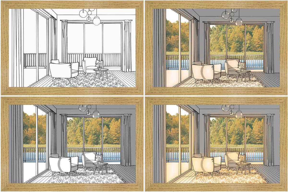 Illuminated Picture LED : un soleil dans ta chambre à partir de 15,90 € !