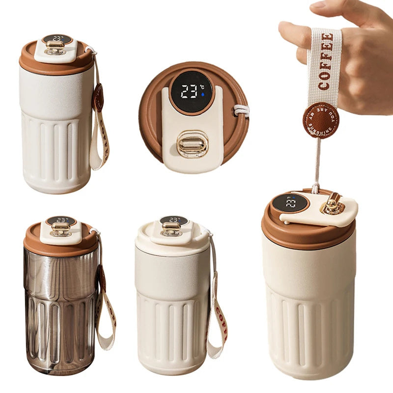 Bouteille Isotherme Intelligente – Affichage Température LED | 450 ml