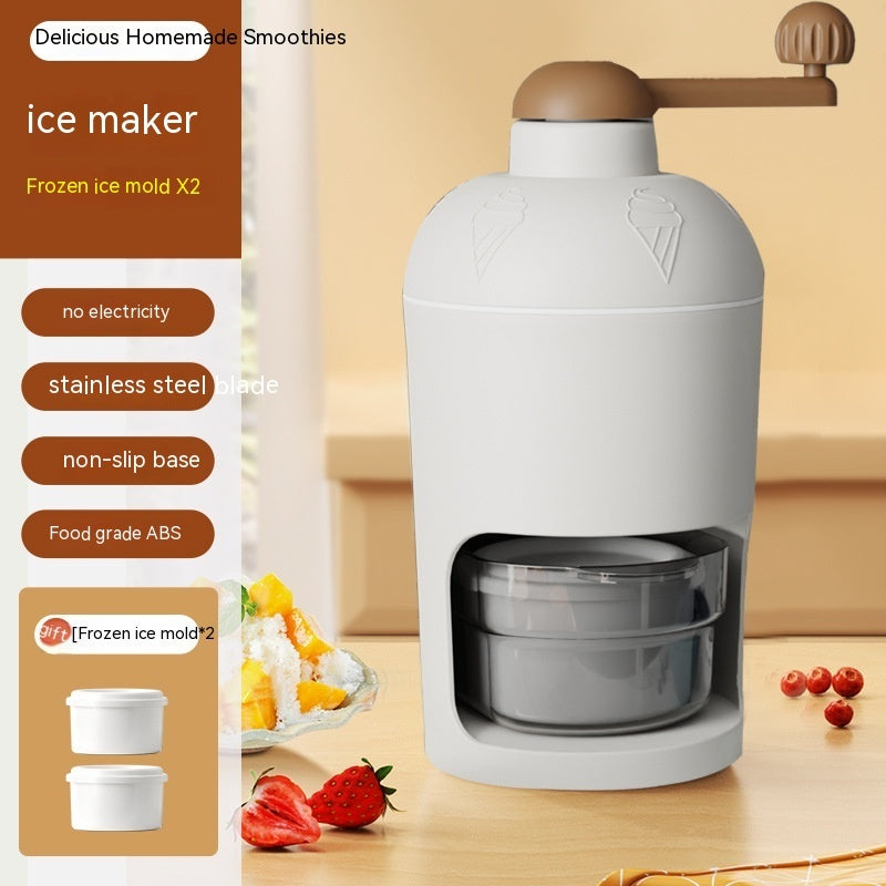 Broyeur à glace manuel – Compact, pratique et sans électricité