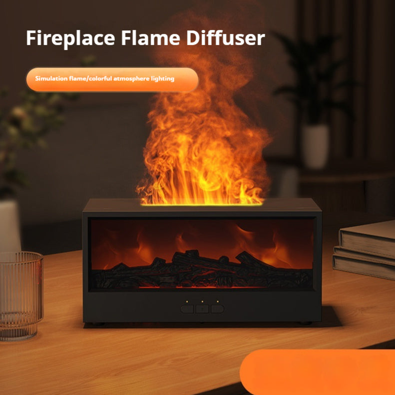 Diffuseur d’Arômes Cheminée 3D – Ambiance Cosy & Relaxante