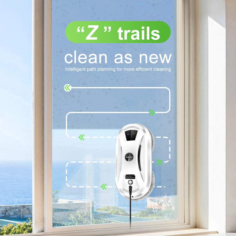 Robot Lave-Vitre Intelligent "CleanGlass"