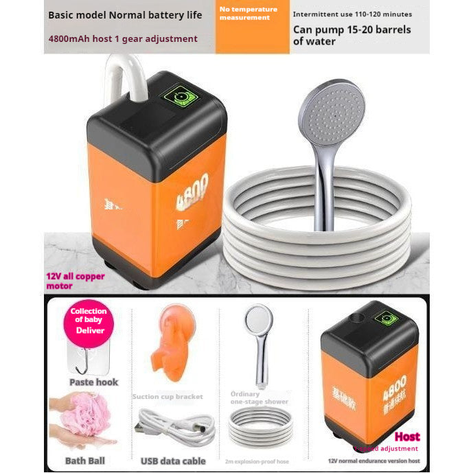 Douche Portable Électrique – Idéale pour le Camping, le Voyage ou la Maison