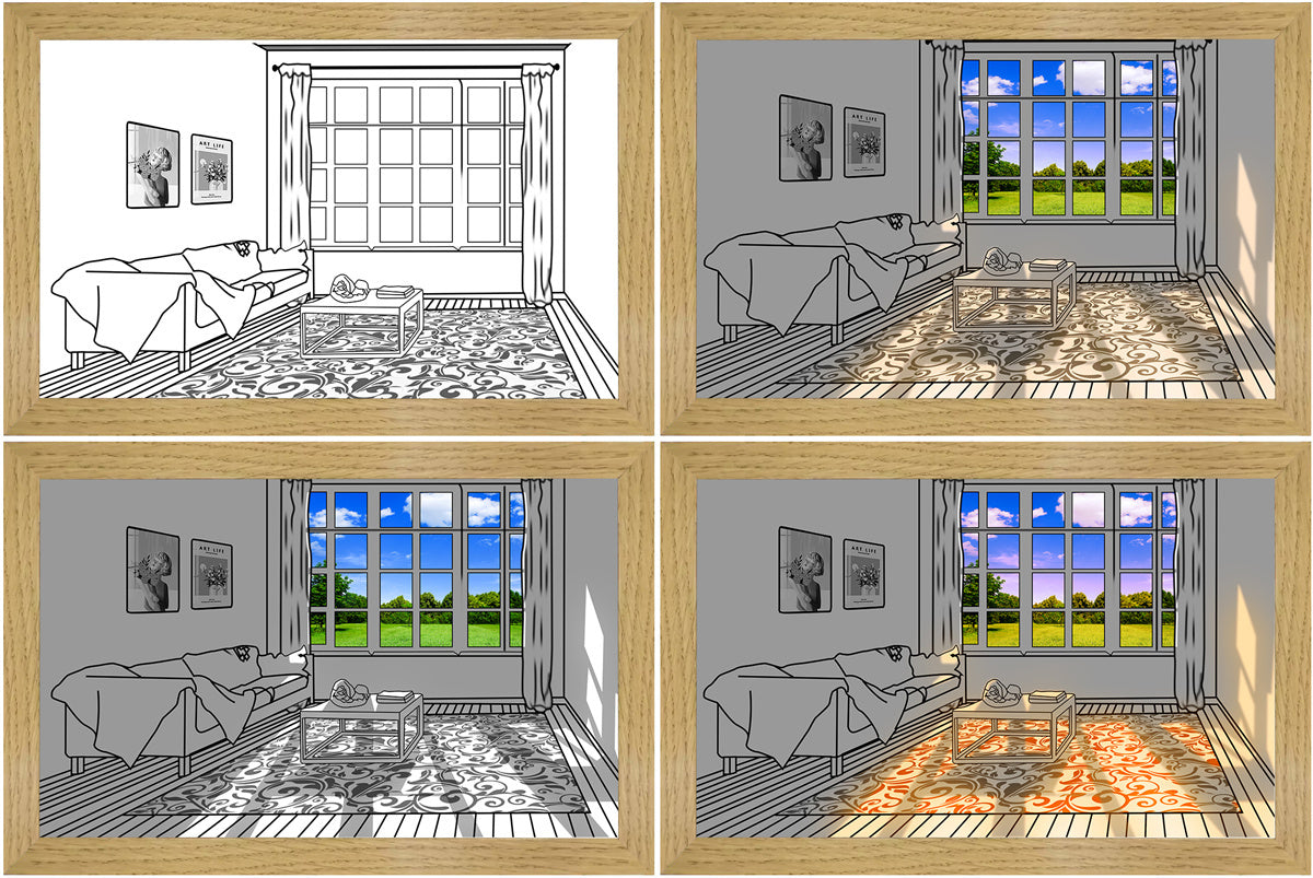 Illuminated Picture LED : un soleil dans ta chambre à partir de 15,90 € !