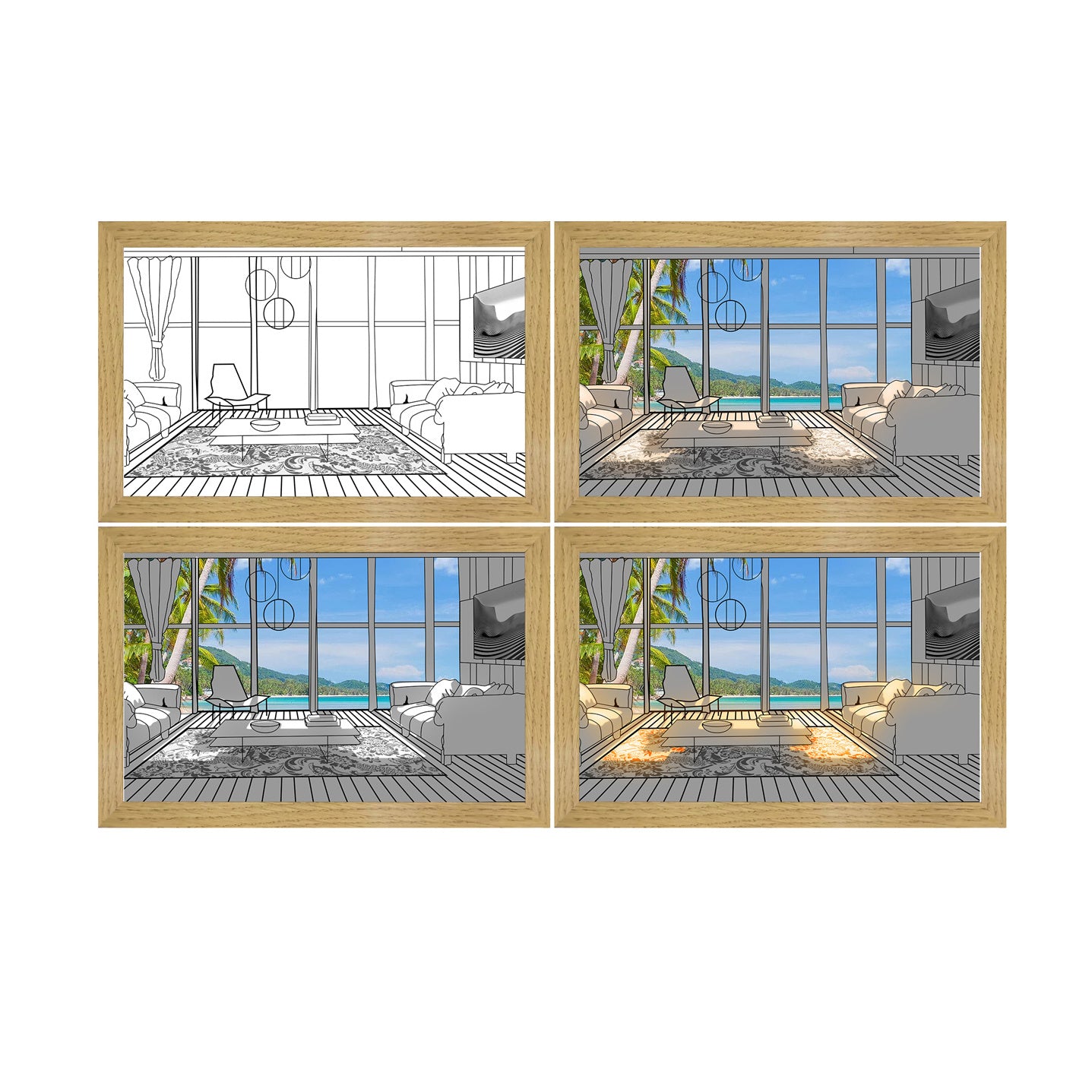 Illuminated Picture LED : un soleil dans ta chambre à partir de 15,90 € !