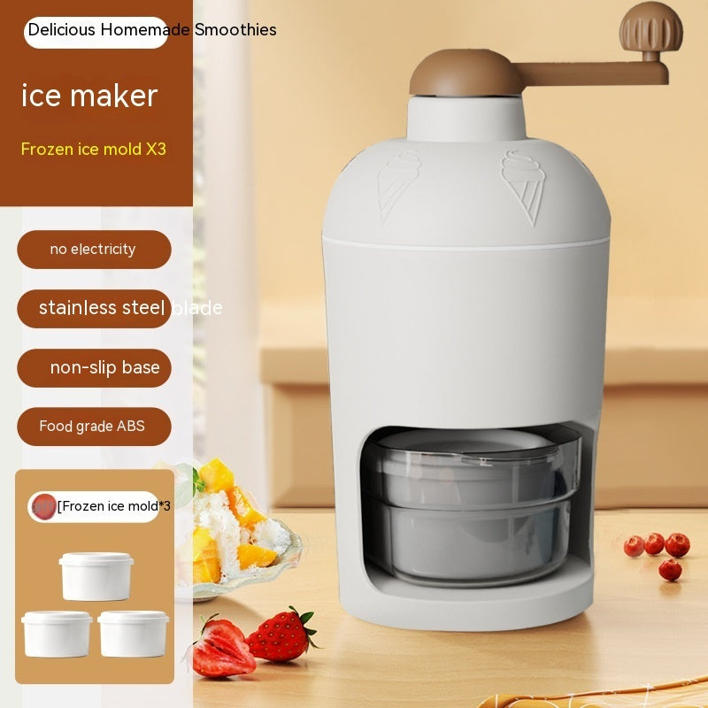 Broyeur à glace manuel – Compact, pratique et sans électricité