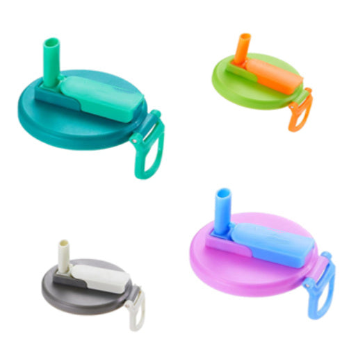 Couvercle magique en silicone avec paille – Transformez vos canettes