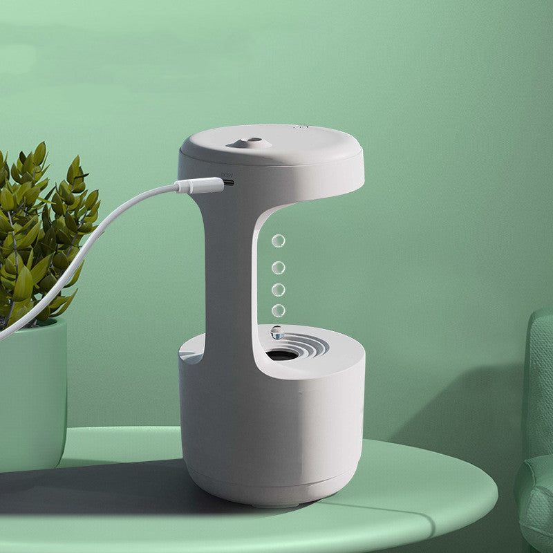 Humidificateur Anti-Gravity avec Horloge & LED – Zen & Hypnotique