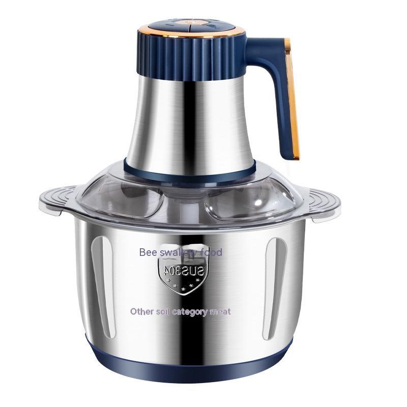 Hachoir Électrique Inox Multifonction 3L/5L – Viande & Légumes