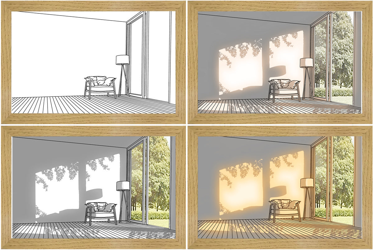 Illuminated Picture LED : un soleil dans ta chambre à partir de 15,90 € !