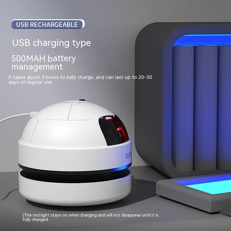 Mini Aspirateur de Bureau USB Rechargeable – Nettoyage Rapide et Silencieux