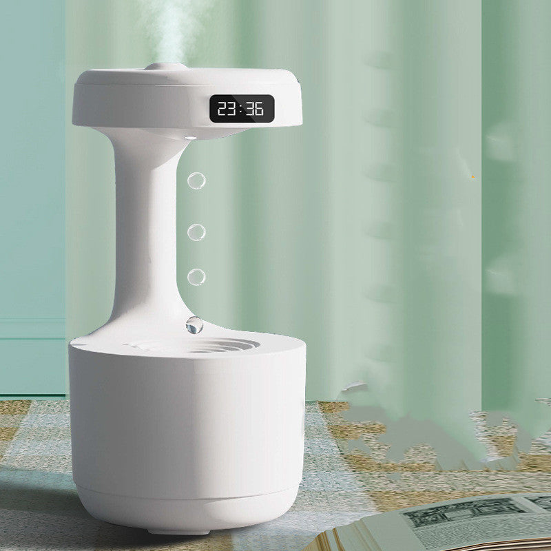 Humidificateur Anti-Gravity avec Horloge & LED – Zen & Hypnotique