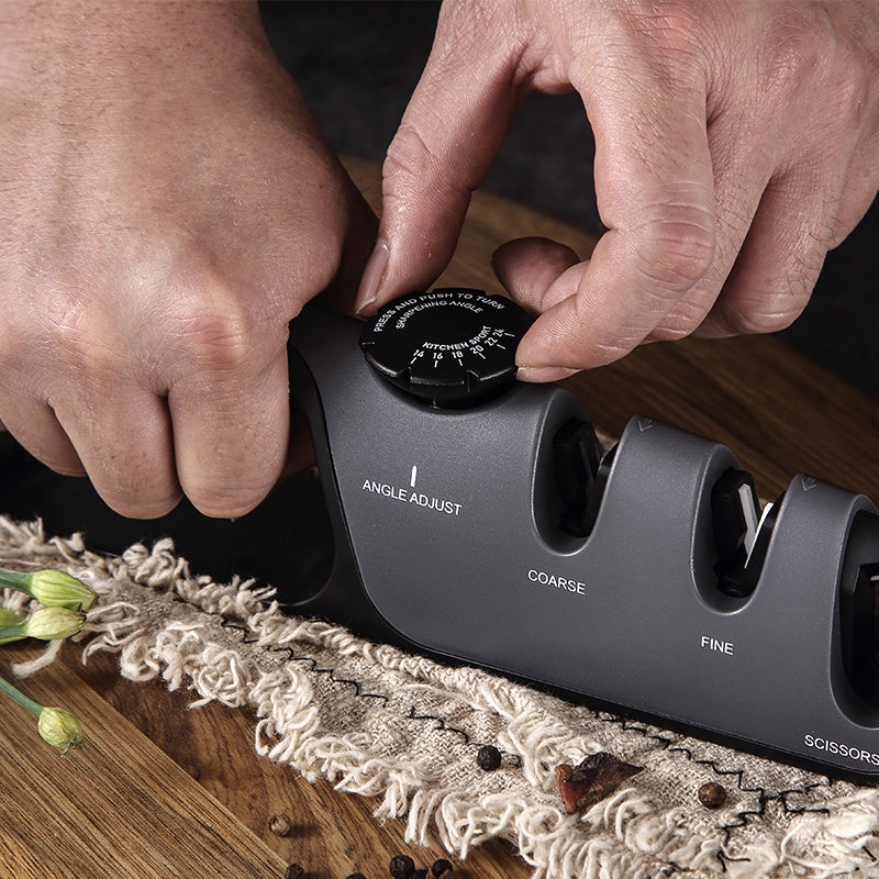 Affûteur Manuel Rapide – Couteaux Toujours Aiguisés