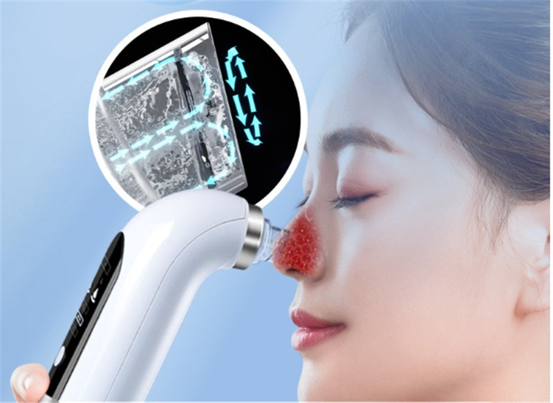 Aspirateur Points Noirs à Eau – Nettoyeur de Pores Visage Portable – Soin Visage