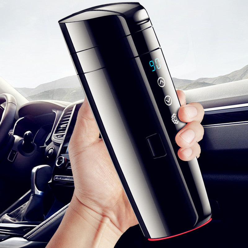 Mug Chauffant Intelligent – Inox & USB pour Voiture