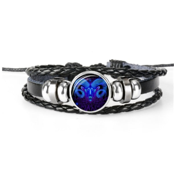 Bracelet Zodiaque Tressé – Porte-bonheur Stylé pour Tous