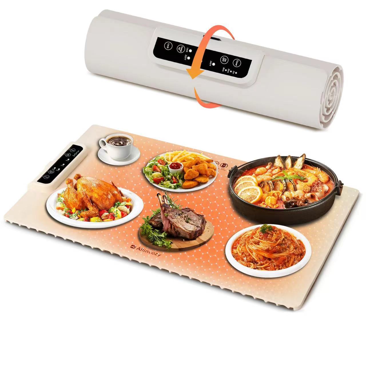 Tapis Chauffant Multifonction – Gardez vos plats chauds et prêts à servir !