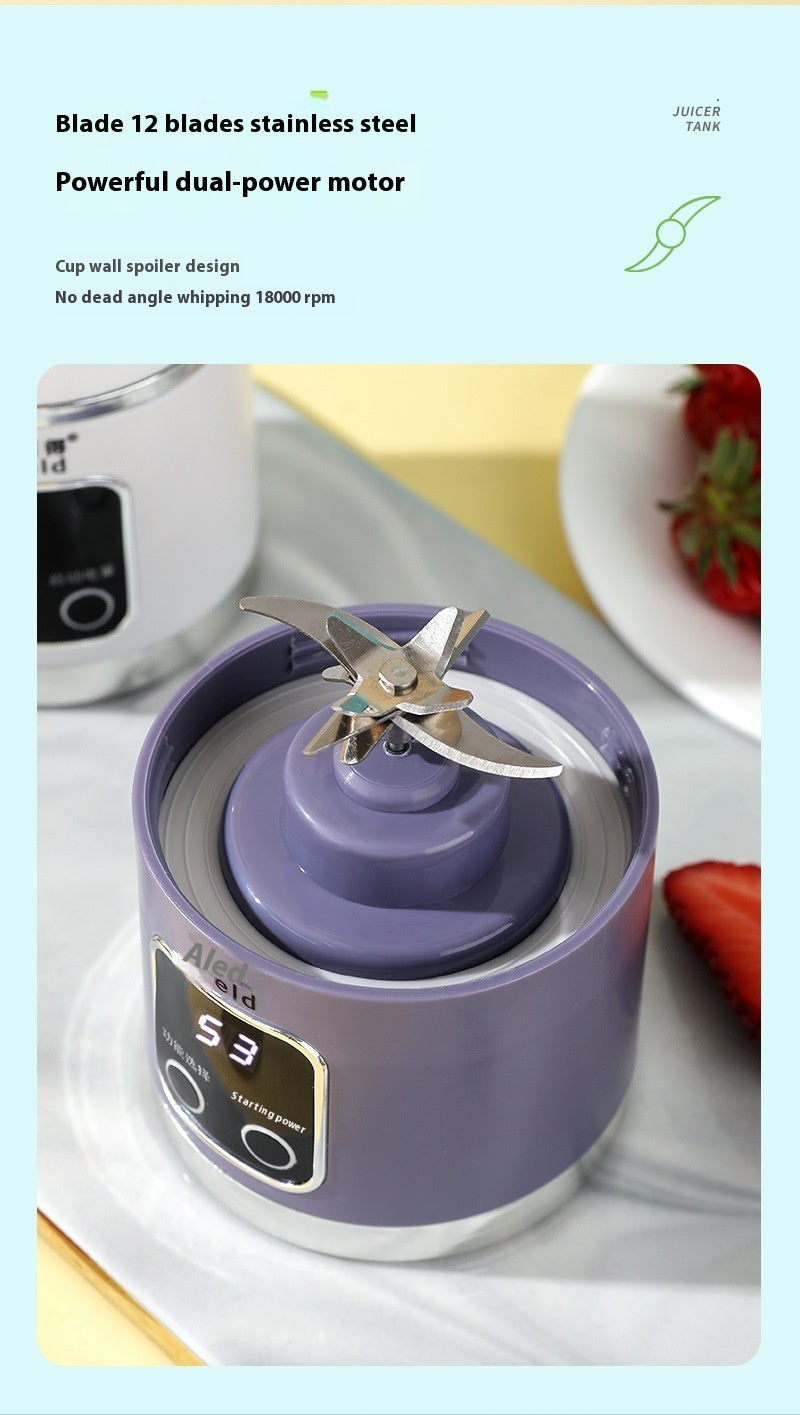 Extracteur de jus portable rechargeable par USB (3 couleurs aux choix)