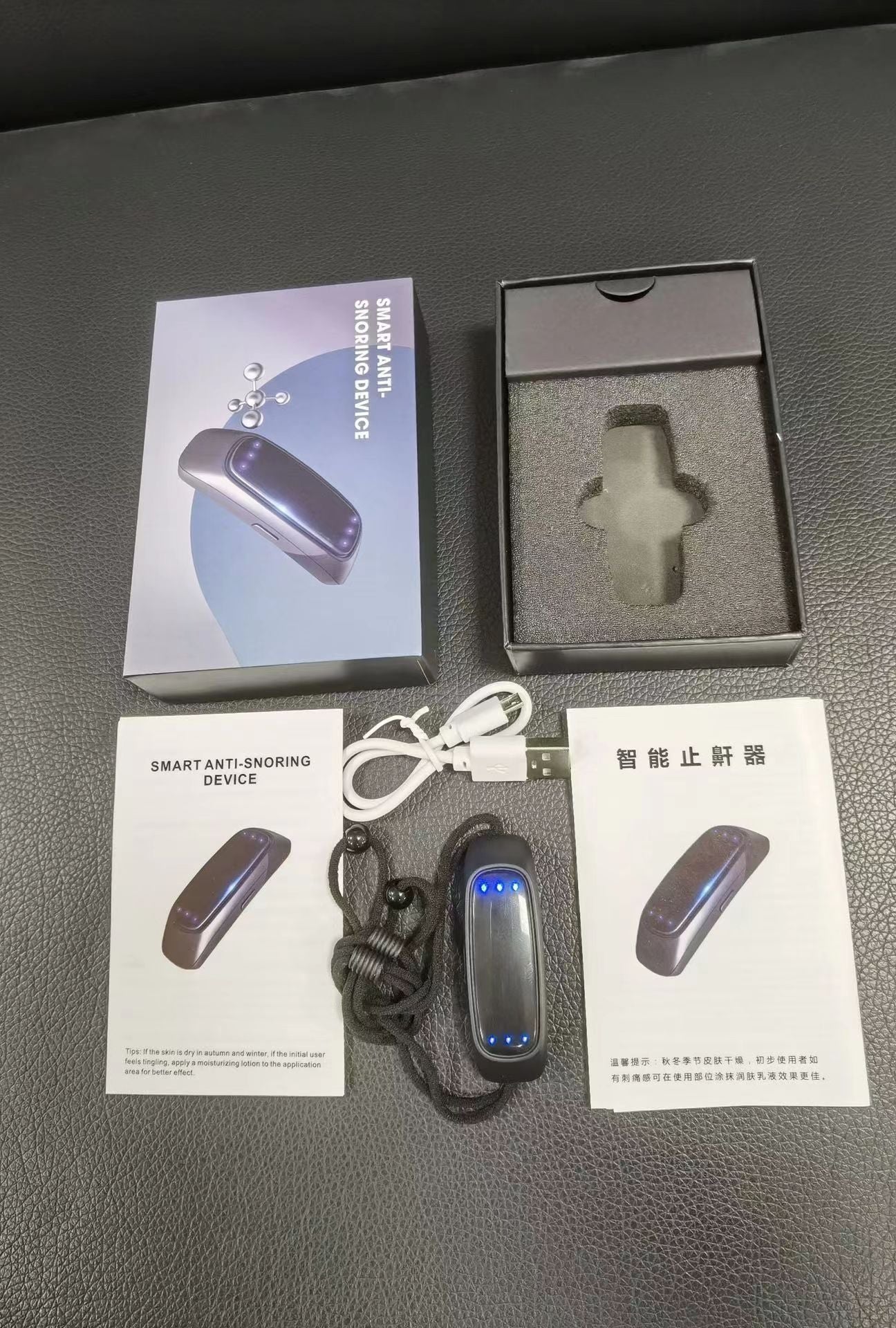 Appareil Anti-Ronflement Intelligent – Sommeil Silencieux, Repos Garanti