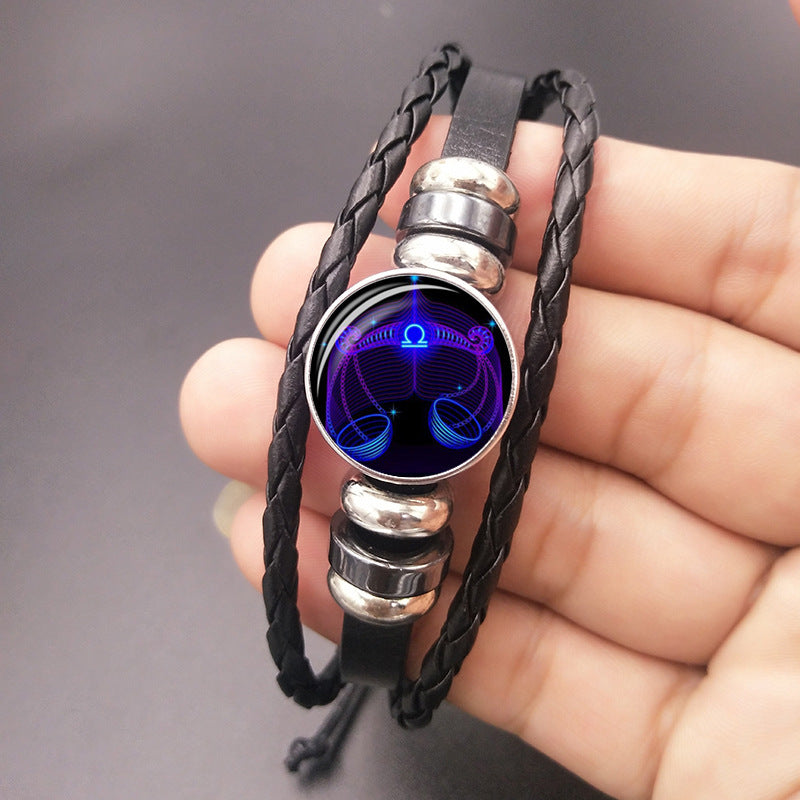 Bracelet Zodiaque Tressé – Porte-bonheur Stylé pour Tous