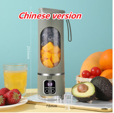 Extracteur de jus portable rechargeable par USB (3 couleurs aux choix)