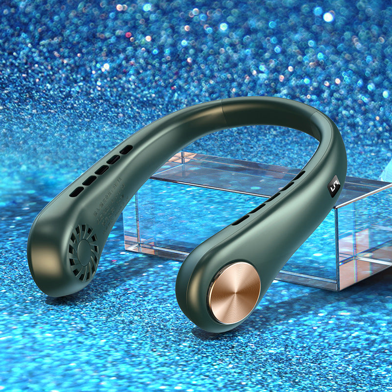 Mini Ventilateur Tour de Cou Sans Pales – Fraîcheur Portable en Été