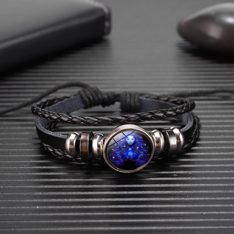 Bracelet Zodiaque Tressé – Porte-bonheur Stylé pour Tous
