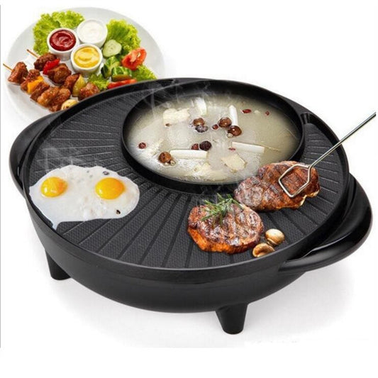 Poêle Électrique Multifonction Grill & Cuisson – Pour des plats 5 étoiles à la maison !