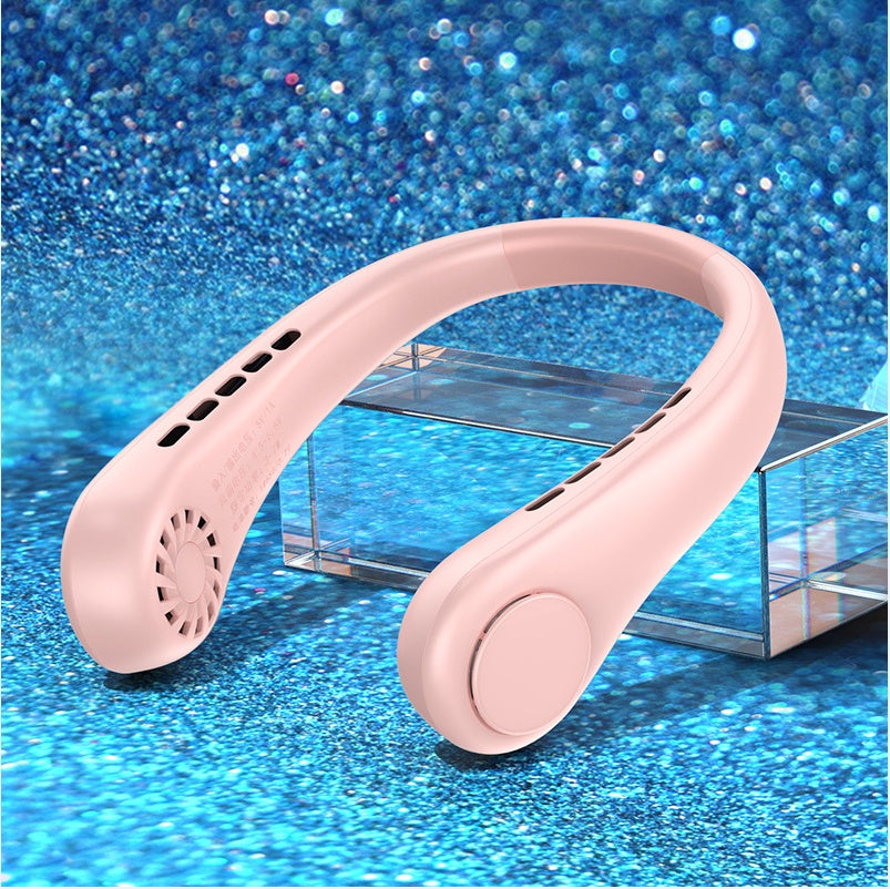 Mini Ventilateur Tour de Cou Sans Pales – Fraîcheur Portable en Été