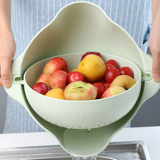 Panier de Lavage 2-en-1 – Égouttoir et Bassine Pratique