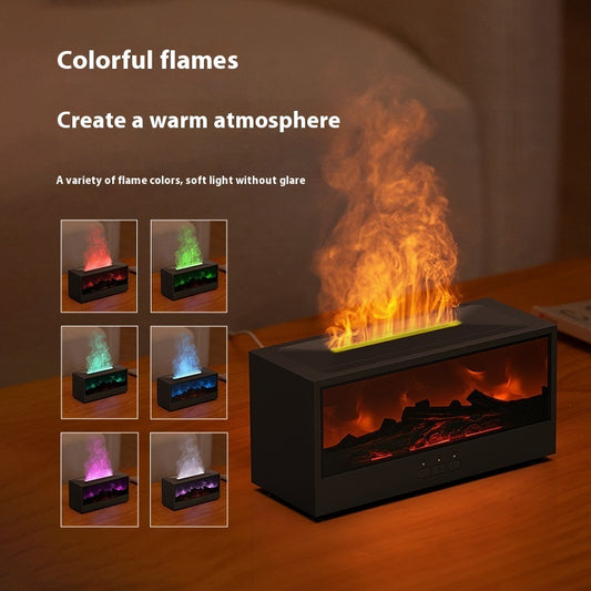 Diffuseur d’Arômes Cheminée 3D – Ambiance Cosy & Relaxante