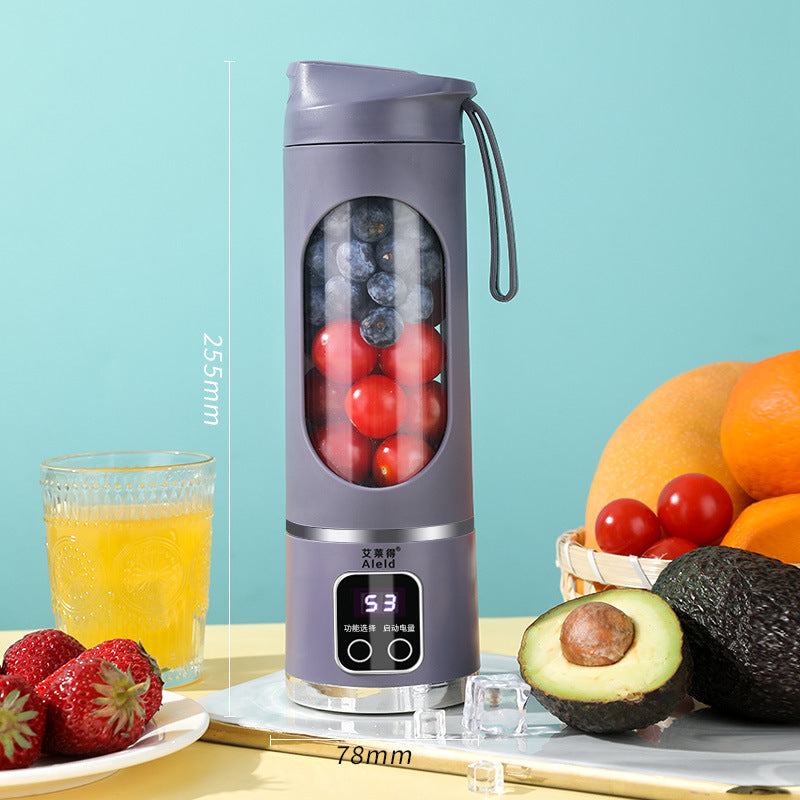 Extracteur de jus portable rechargeable par USB (3 couleurs aux choix)