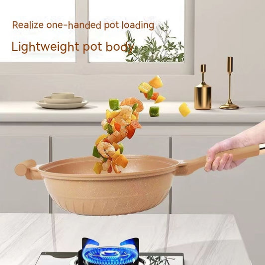 Poêle Antiadhésive en Titane – Cuisson Saine et Durable