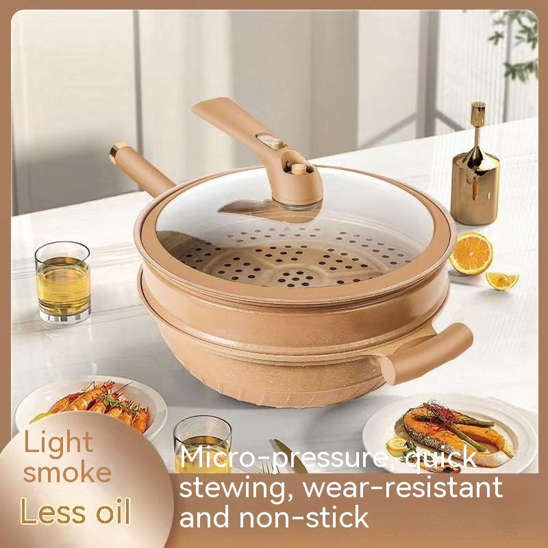 Poêle Antiadhésive en Titane – Cuisson Saine et Durable
