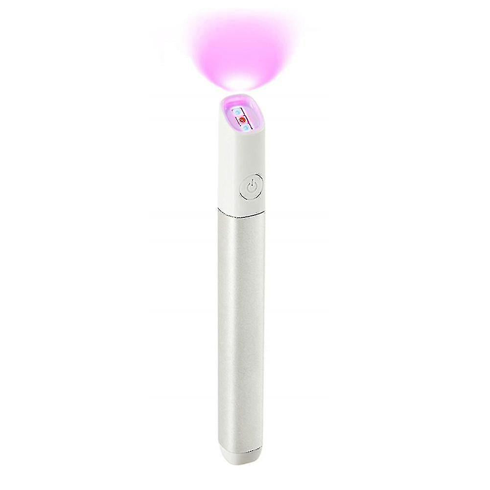 Stylo de Luminothérapie LED Rouge et Bleue – Appareil Cosmétique Portatif pour le Visage