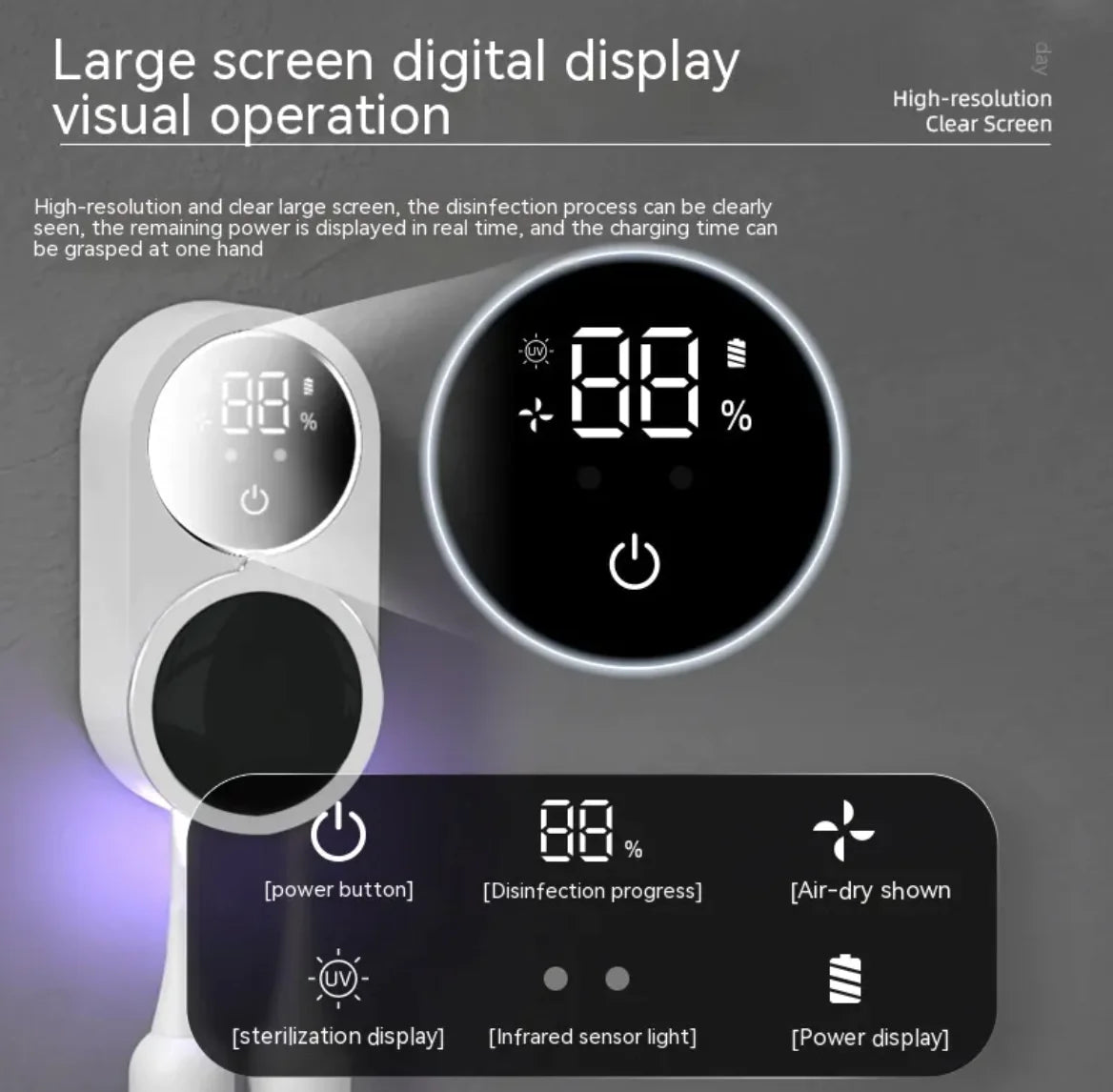 Stérilisateur Portable UV pour Brosse à Dents