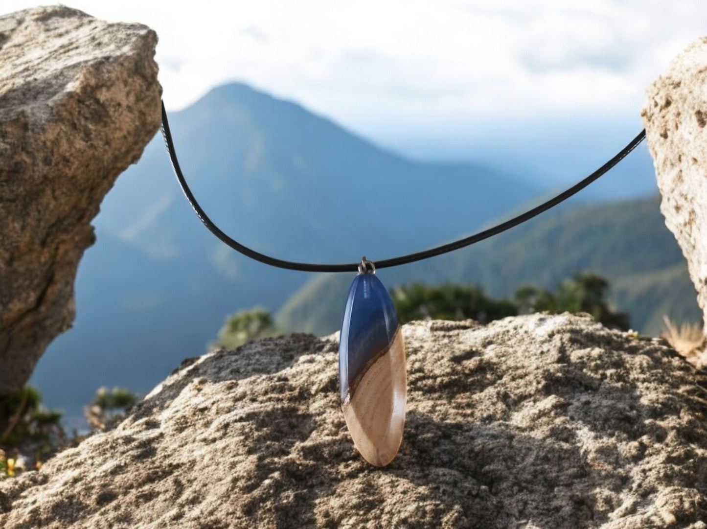 Collier "Ciel & Terre" - Fait Main