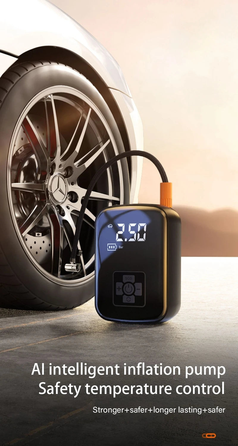 Mini compresseur électrique Portable pour vélo  sans fil